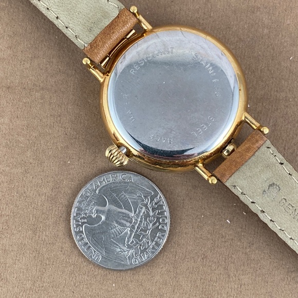 Vintage Eddie Bauer 18KGP Field Watch Flip Top Crystal Guard - Picture 10 of 11